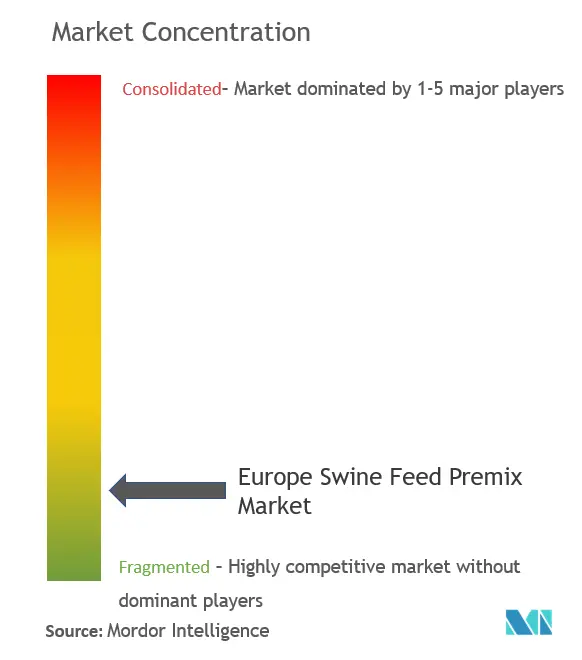 Europe Swine Feed Premix Market Concentration