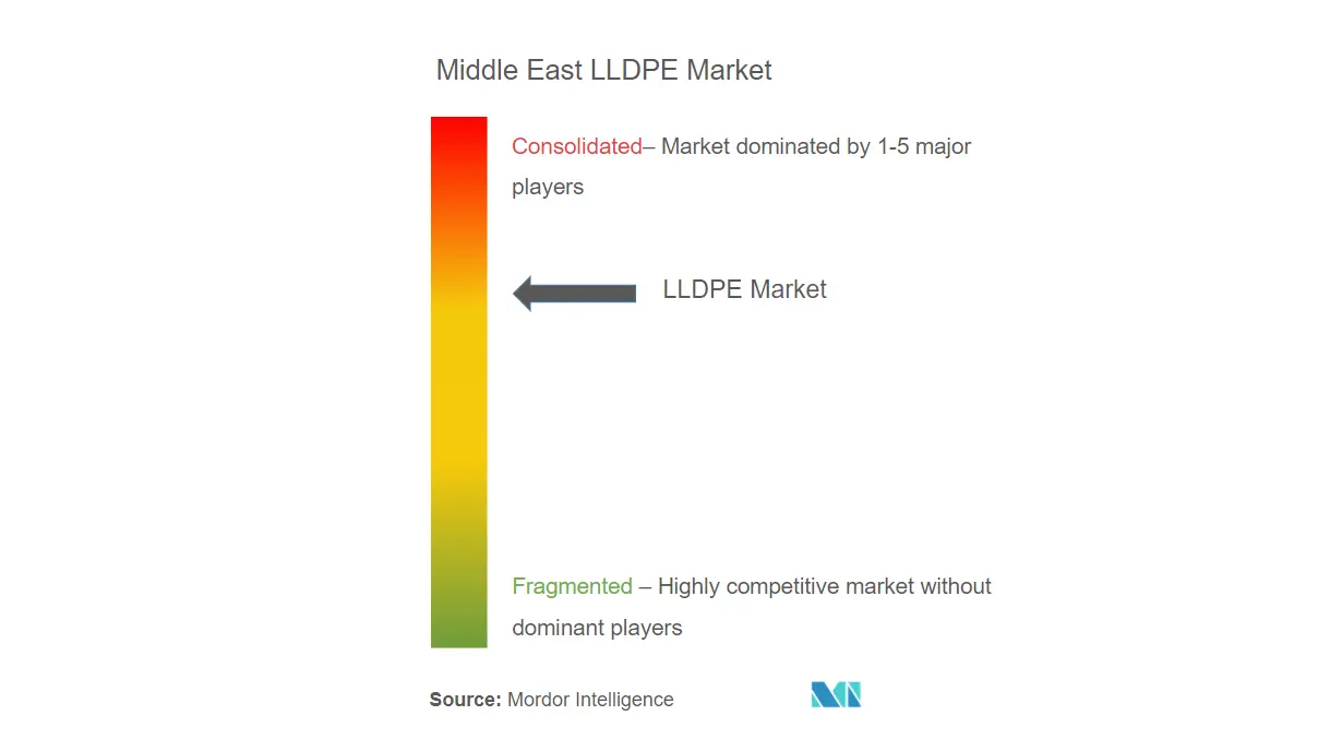 Middle East LLDPE Market Concentration Middle-East Linear Low-Density Polyethylene (LLDPE) Market Concentration